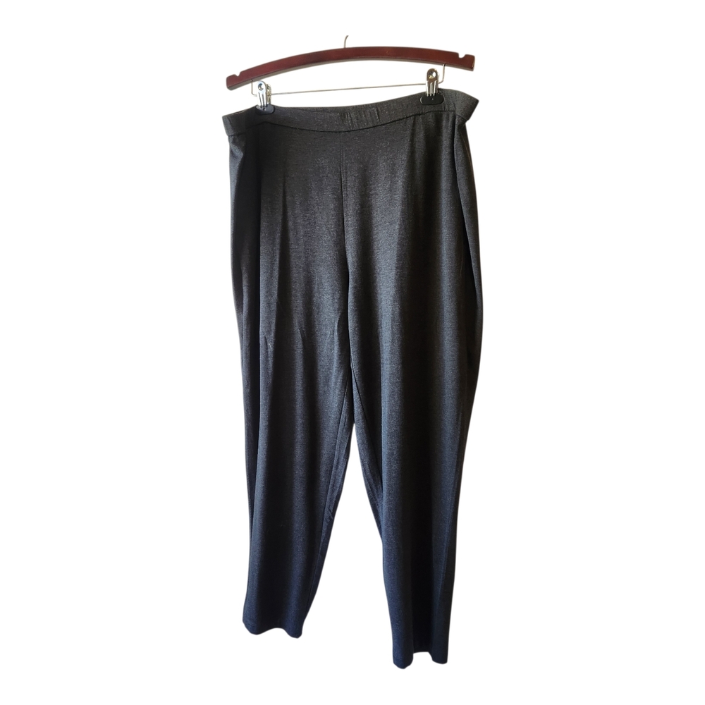 Eileen Fisher Gray Ankle Pants Pull On
